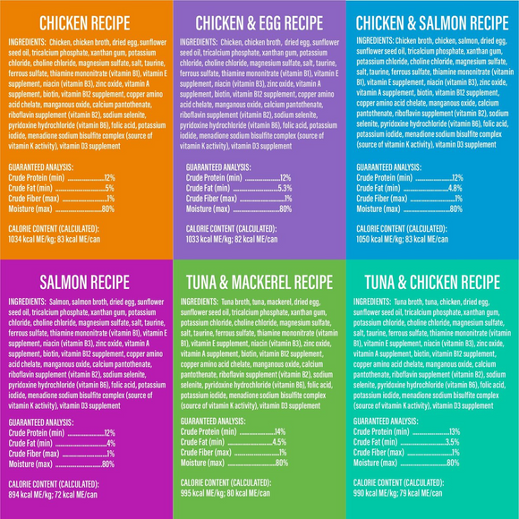 Tiki Cat Velvet Mousse Variety Pack (28 oz x 12 cans)