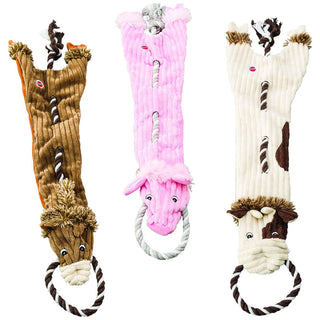 Ethical Pet Skinneeez Tugs Dog Toy Barnyard, Assorted, 23"