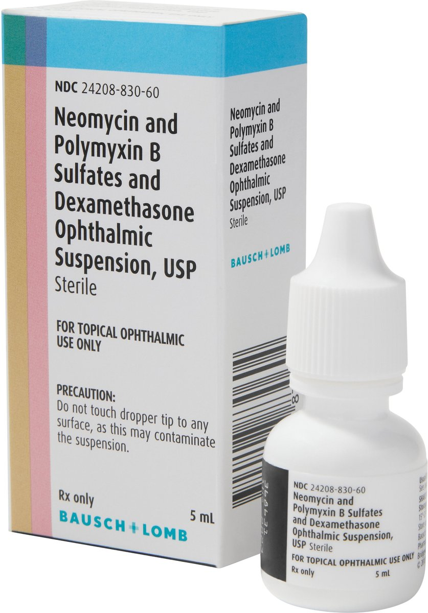 Neo Poly Dex Ophthalmic Suspension - Eye Drops for Infections