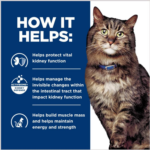 Hill's Prescription Diet k/d Early Support Kidney Care Chicken Flavor Dry Cat Food (4 lb)