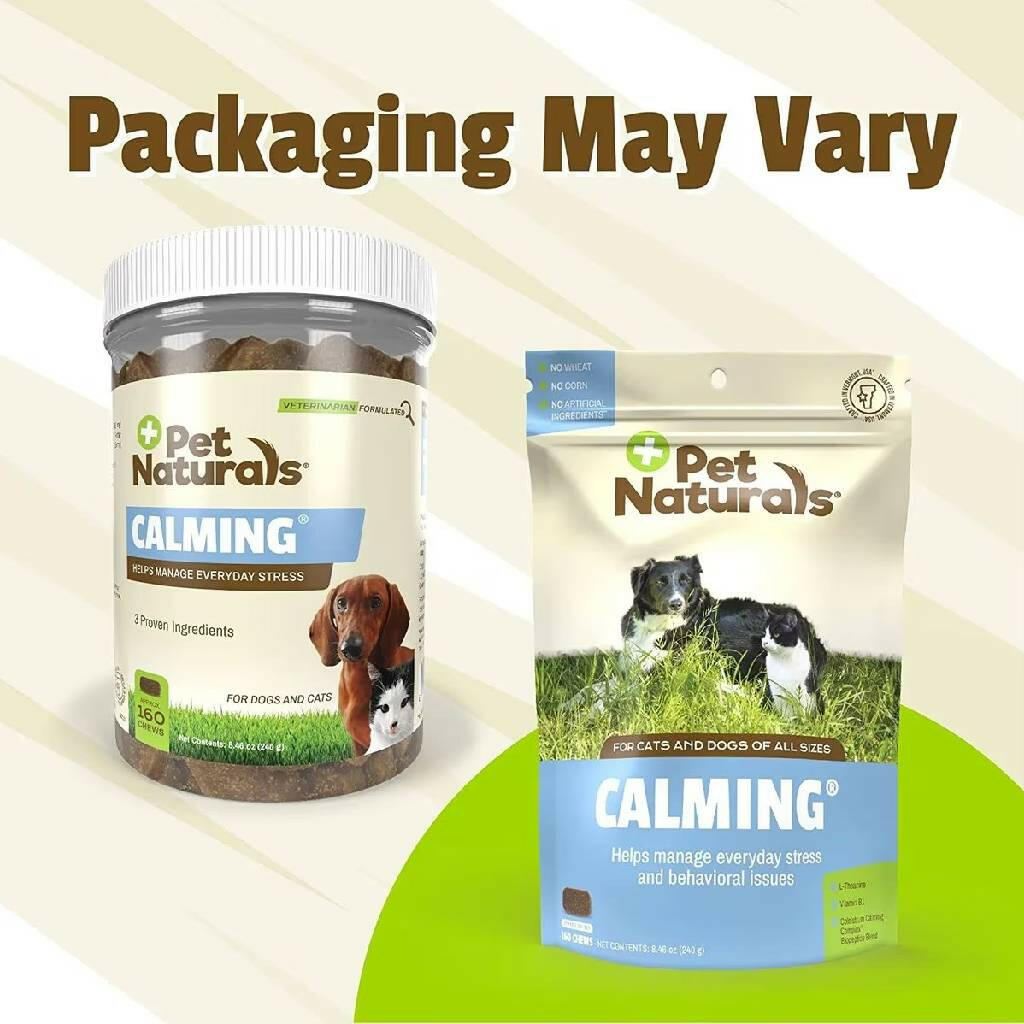 Pet Naturals Calming Chews for Dogs & Cats (160 count)