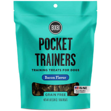 Bixbi Pocket Trainers Grain-Free Bacon Treats for Dogs  (6 oz)