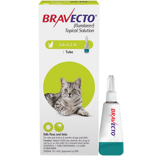 Bravecto Topical Solution for Cats 2.6-6.2 lbs