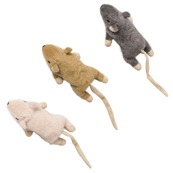 Ethical Pet Spot Flat Mouse Frankie Cat Toy, Color Varies, 5.5"