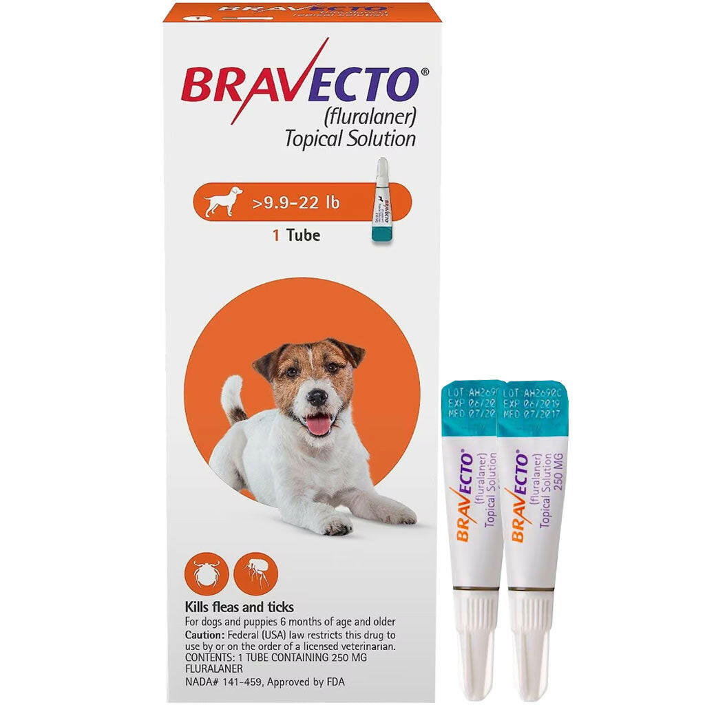 Bravecto Topical Solution for Dogs 9.9-22 lbs