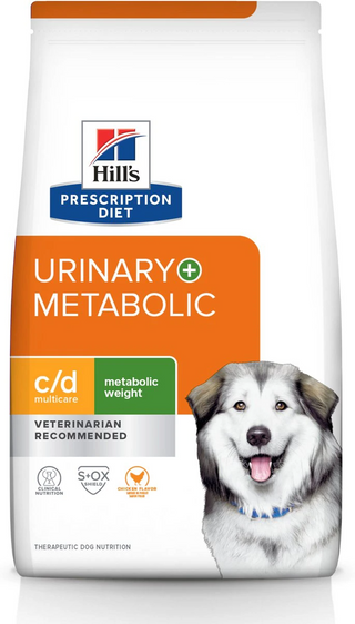 Hill's Prescription Diet c/d Multicare Urinary + Metabolic Weight Chicken Flavor Dry Dog Food