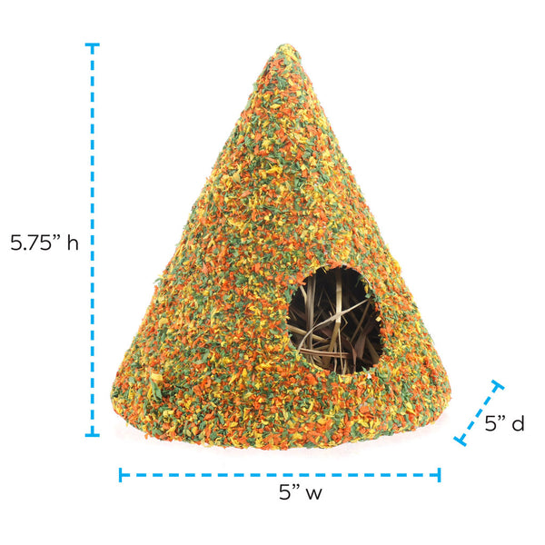 Ware Health-E Cone with Timothy Hay Small Animal Hideout