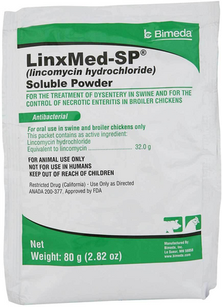 LinxMed-SP (lincomycin) Soluble Powder for Swine and Chickens