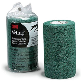 3M Vetrap 4" Bandaging Tape Hunter Green 