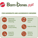 Spot Bam-Bones Plus Chicken Flavor Dog Chew Toy