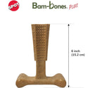 Spot Bam-Bones Plus Chicken Flavor Dog Chew Toy 6in dimension