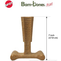 Spot Bam-Bones Plus Chicken Flavor Dog Chew Toy 7in dimension