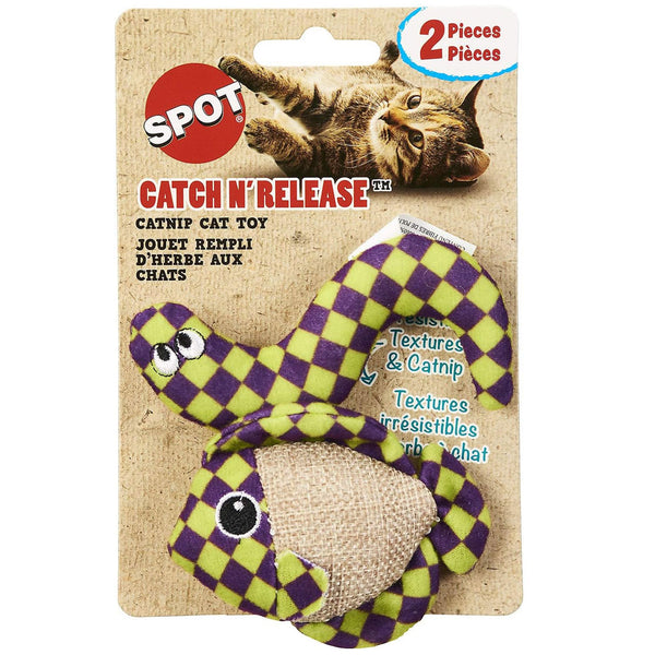 Ethical Pet Spot Catch N Release Cat Toy with Catnip, Assorted Figures