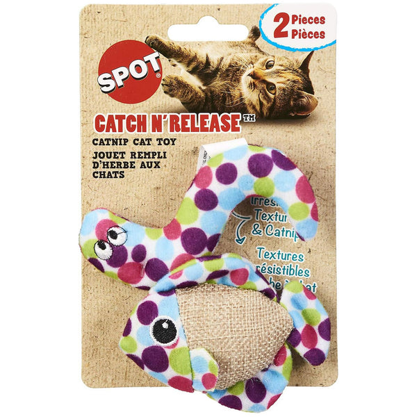 Ethical Pet Spot Catch N Release Cat Toy with Catnip, Assorted Figures