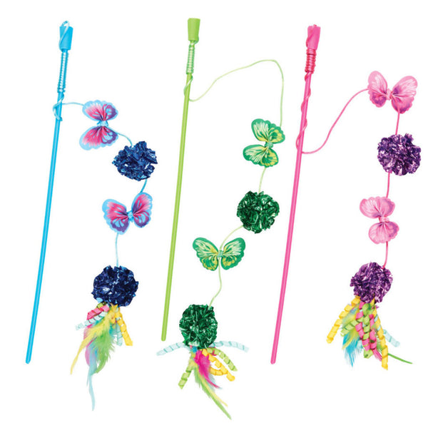 Ethical Pet Spot Butterfly & Mylar Wand Cat Toy