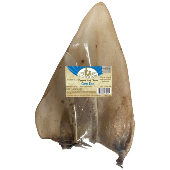 Fieldcrest Farms Premium Dog Chews Cow Ear, 1ct
