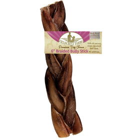 Fieldcrest Farms Premium Dog Chews 6" Braided Bully Stick, 1-count