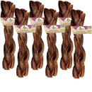 Fieldcrest Farms Premium Dog Chews 9" Braided Bully Stick, 6-count