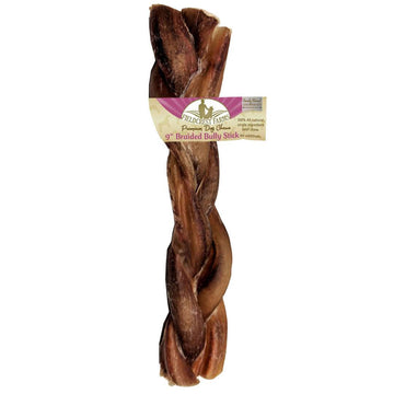 Fieldcrest Farms Premium Dog Chews 9" Braided Bully Stick, 1-count