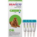 Bravecto Topical Solution for Dogs 22-44 lbs 4 tubes