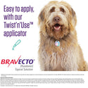 Bravecto Topical Solution for Dogs 88-123 lbs