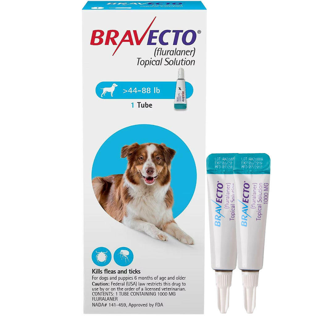 Bravecto Topical Solution for Dogs 44-88 lbs