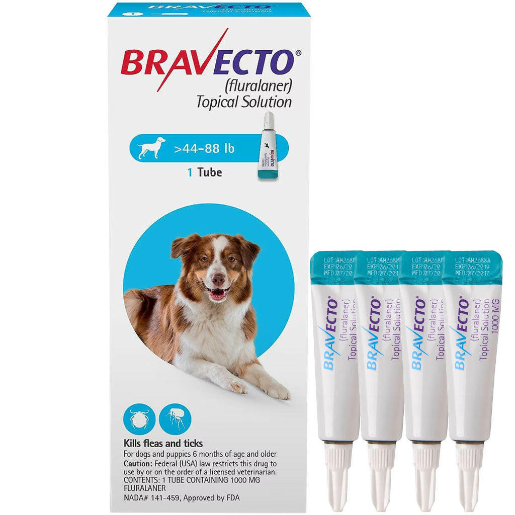 Bravecto Topical Solution for Dogs 44-88 lbs