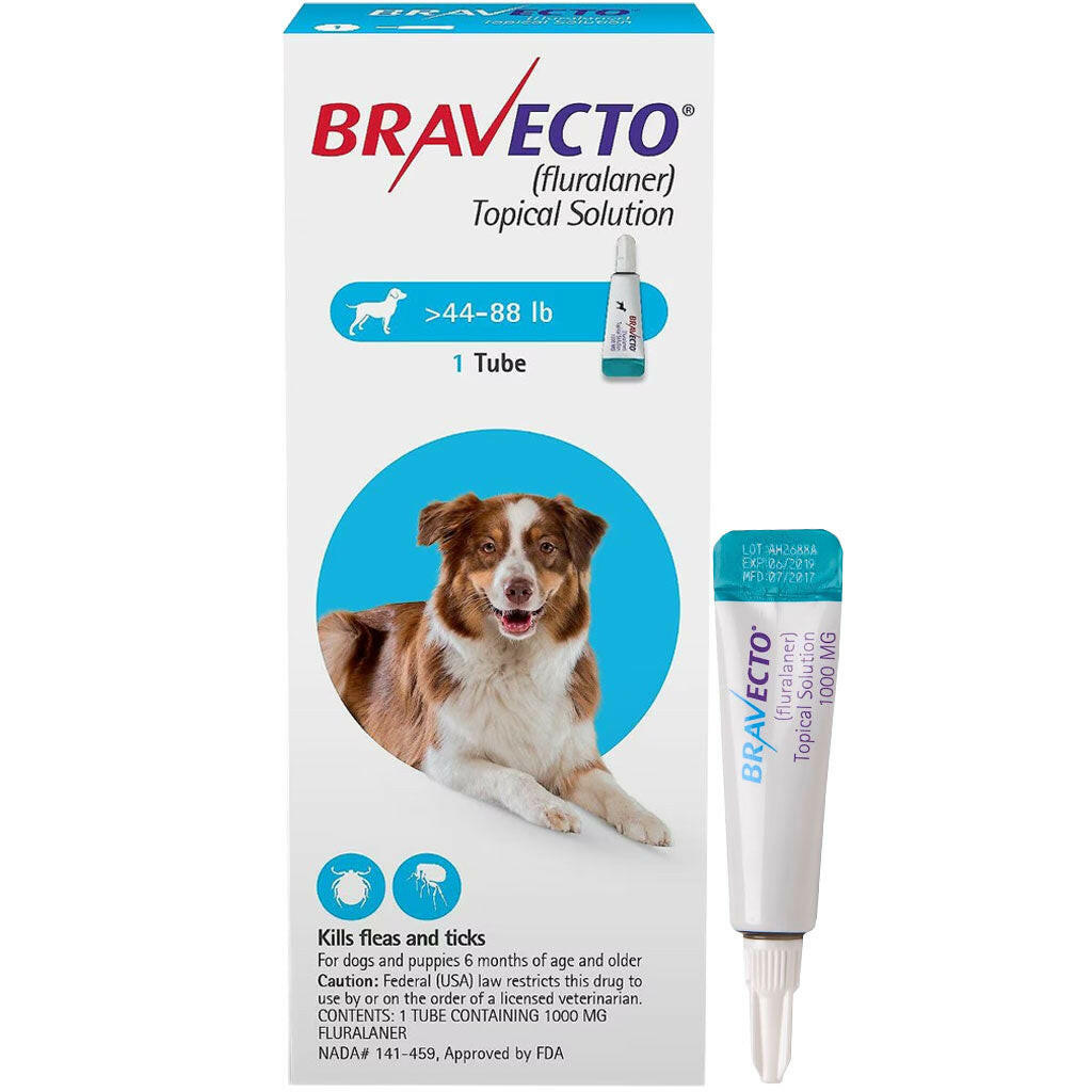 Bravecto Topical Solution for Dogs 44-88 lbs