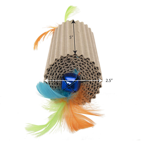 Ware Corrugated Bell Bar Toy for Small Animal