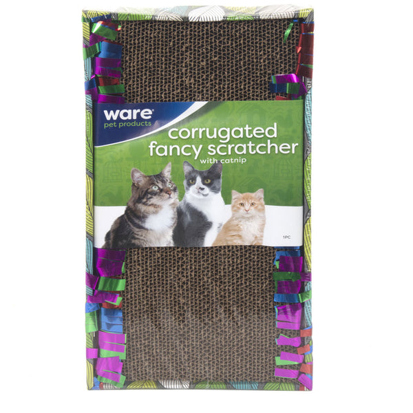 Ware Corrugate Fancy Cat Floor Scratcher