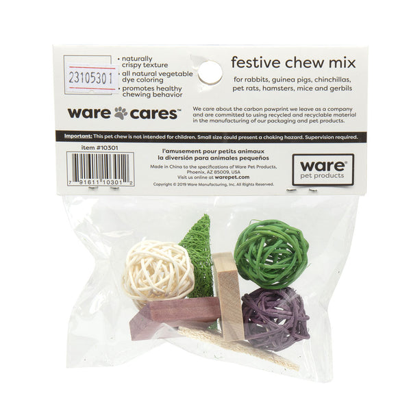 Ware Festive Chew Mix for Small Animals