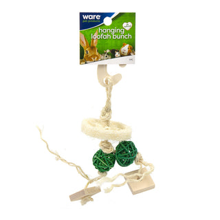 Ware Hanging Loofah Bunch Toy for Small Animals, 1-count