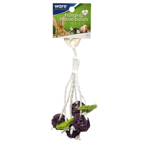 Ware Hanging Festive Bunch Toy for Small Animals, 1-count