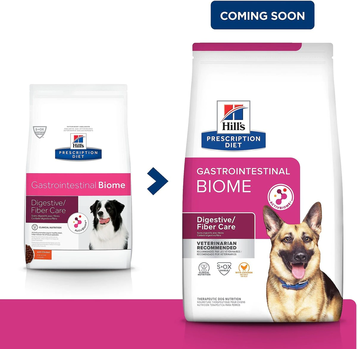 Hill's Prescription Diet Gastrointestinal Biome Digestive/Fiber Care with Chicken Dry Dog Food