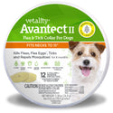 TevraPet Vetality Avantect II Flea & Tick Collar, 2 count Small Dogs