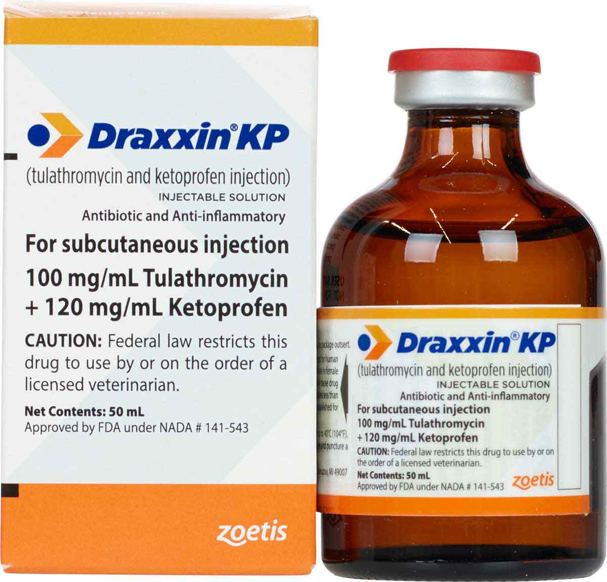 Draxxin KP (tulathromycin & ketoprofen) Injection