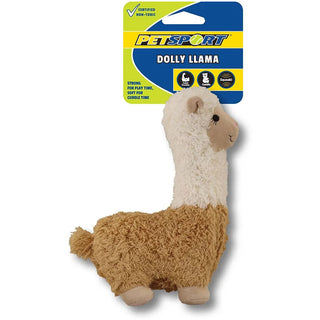 Petsport USA Dolly Llama Plush Dog Toy