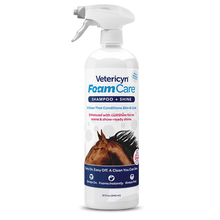 Vetericyn FoamCare Shampoo for Horses (32 oz)