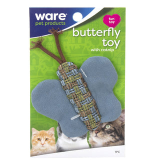 Ware Butterfly Toy with Catnip for Cats