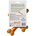 Spot Bam-Bones Dental X-Bone Peanut Butter Flavor Dog Chew Toy 8" backside