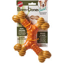 Spot Bam-Bones Dental X-Bone Peanut Butter Flavor Dog Chew Toy 8"