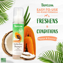 TropiClean Papaya & Coconut Waterless Shampoo For Pets (7.4 oz)