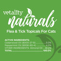 TevraPet Vetality Naturals Flea & Tick Topical for Cats of All Weights