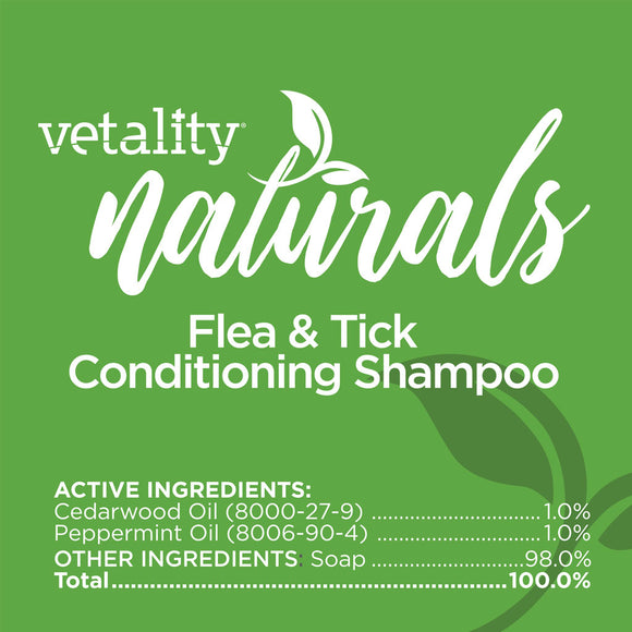 TevraPet Vetality Flea & Tick Conditioning Shampoo for Dogs