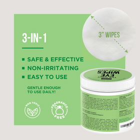 Natural Rapport The Only Eye Wipes Dogs Need, 100 count - 0