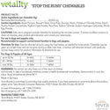 TevraPet Vetality Stop the Runs Chewables for Dogs