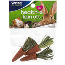 Ware Health-E Karrots Chew Treat for Small Animals, 3-count
