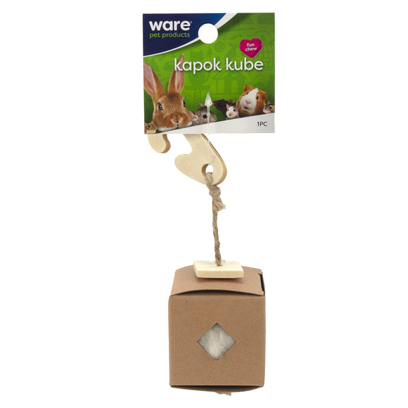 Ware Kapok Kube Chew Toy for Small Animals