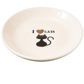 Ethical Pet I Love Cats Cat Saucer, 5"