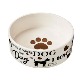 Spot I Love Dogs Dog Dish